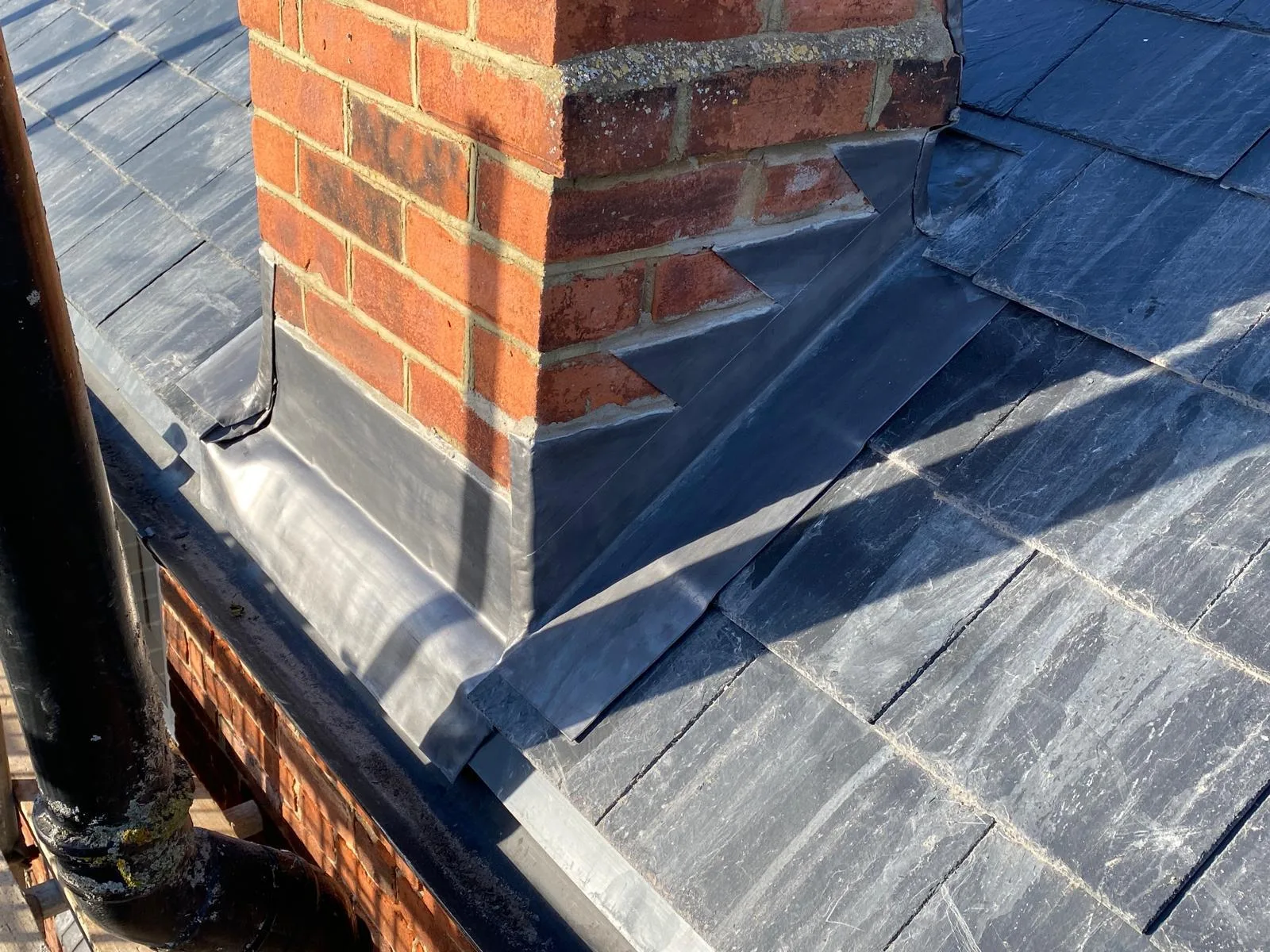 Lead valley and flashing renewal