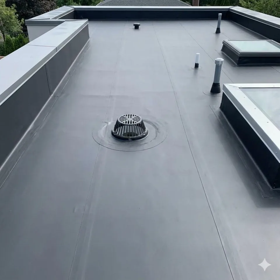 Flat roofing